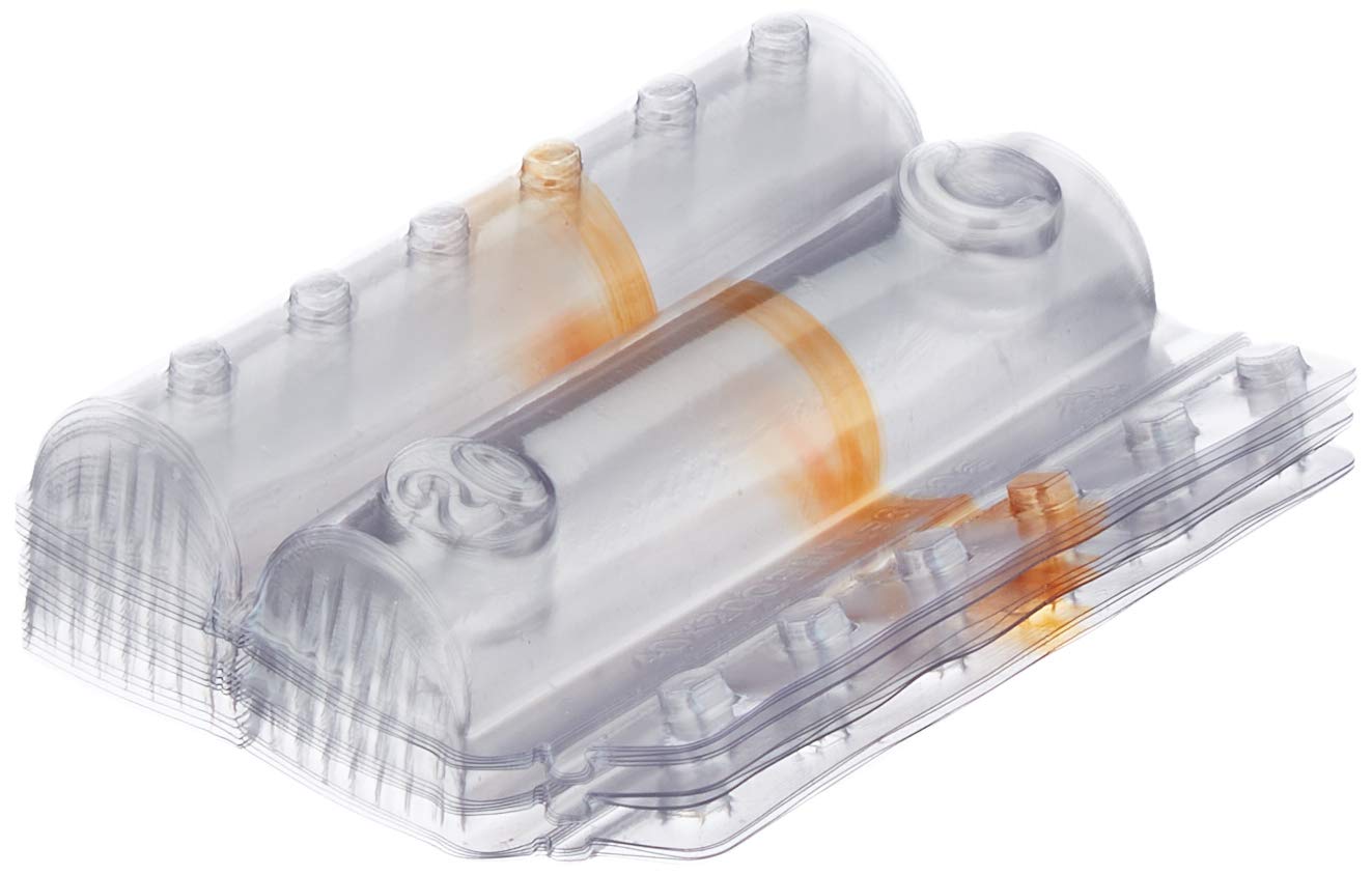 ITERNET Bag of 100 Twenty-Cent Coin Blister Packs with Orange Stripes