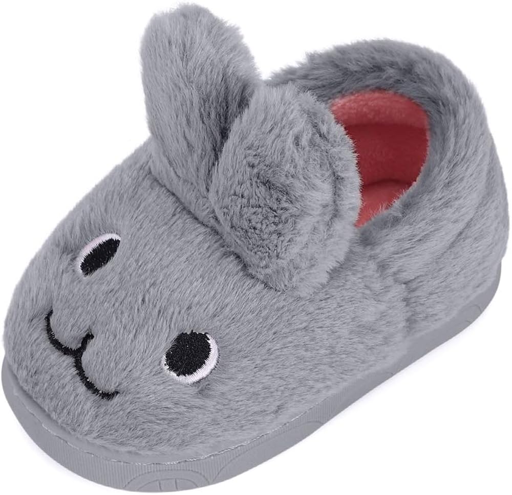 Buy MK MATT KEELY Toddler Girls Bunny Slippers Winter Warm Shoes Rabbit
