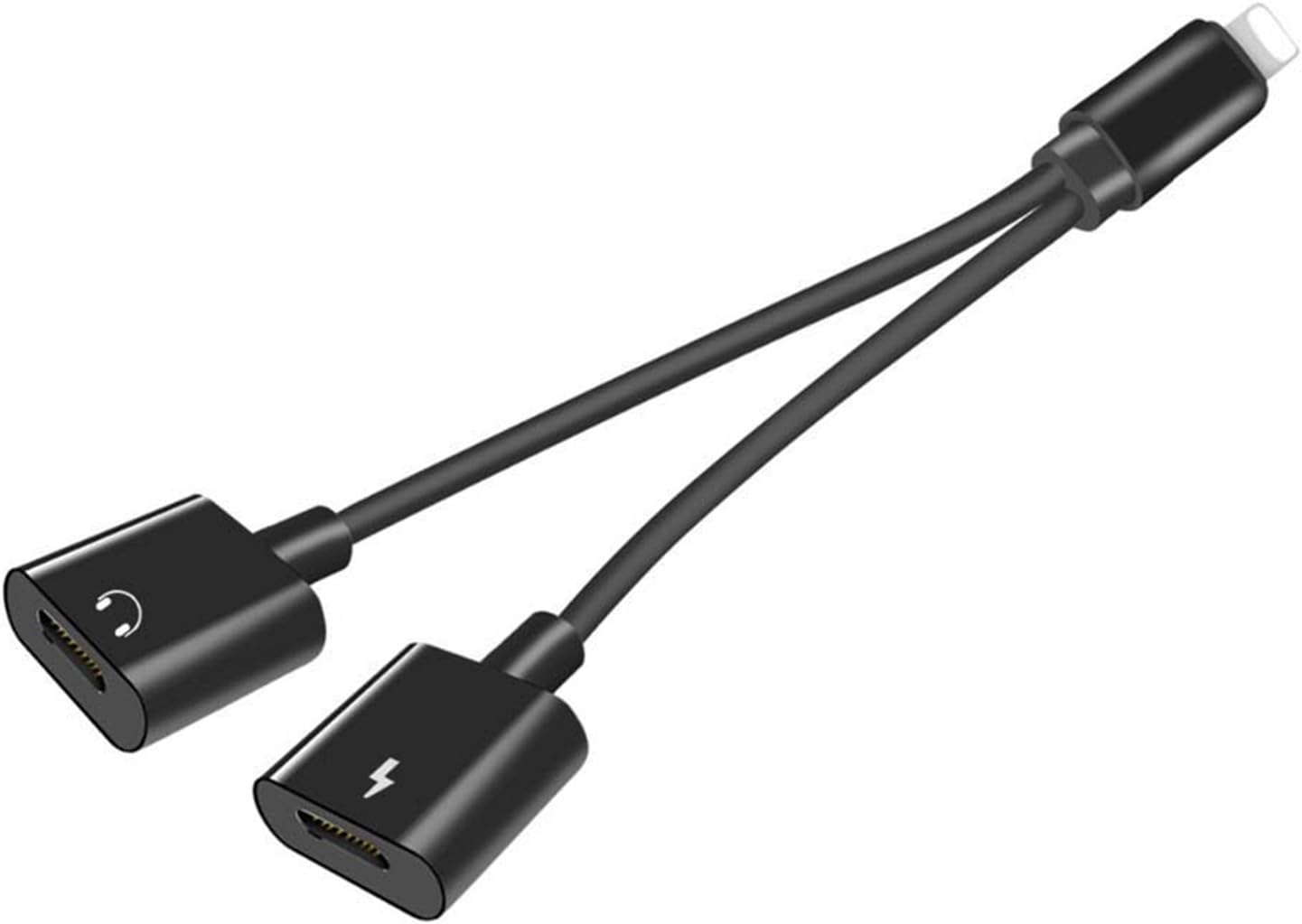 2 in 1 Adapter Headphone Jack Headphone and Charger Adapter Splitter