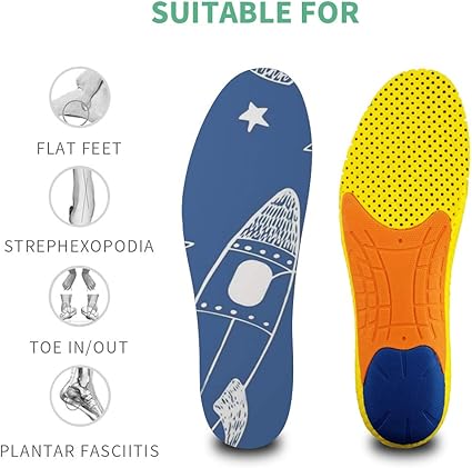 Amazon Com Topsole Sport Comfort Insoles Footbed Cartoon Rocket