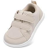 STQ KIDS Wide Toe Box Toddler Shoes Boys Girls Barefoot Shoes Lightweight Kid Tennis Sneakers Non-Slip Zero Drop First Walking Running Shoe for School Outdoor Indoor Sports