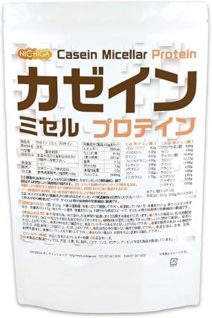 Amazon カゼイン ミセル プロテイン 1ｋｇ Casein Protein 無添加 プレーン味 Nichiga ニチガ Nichiga ニチガ ドラッグストア