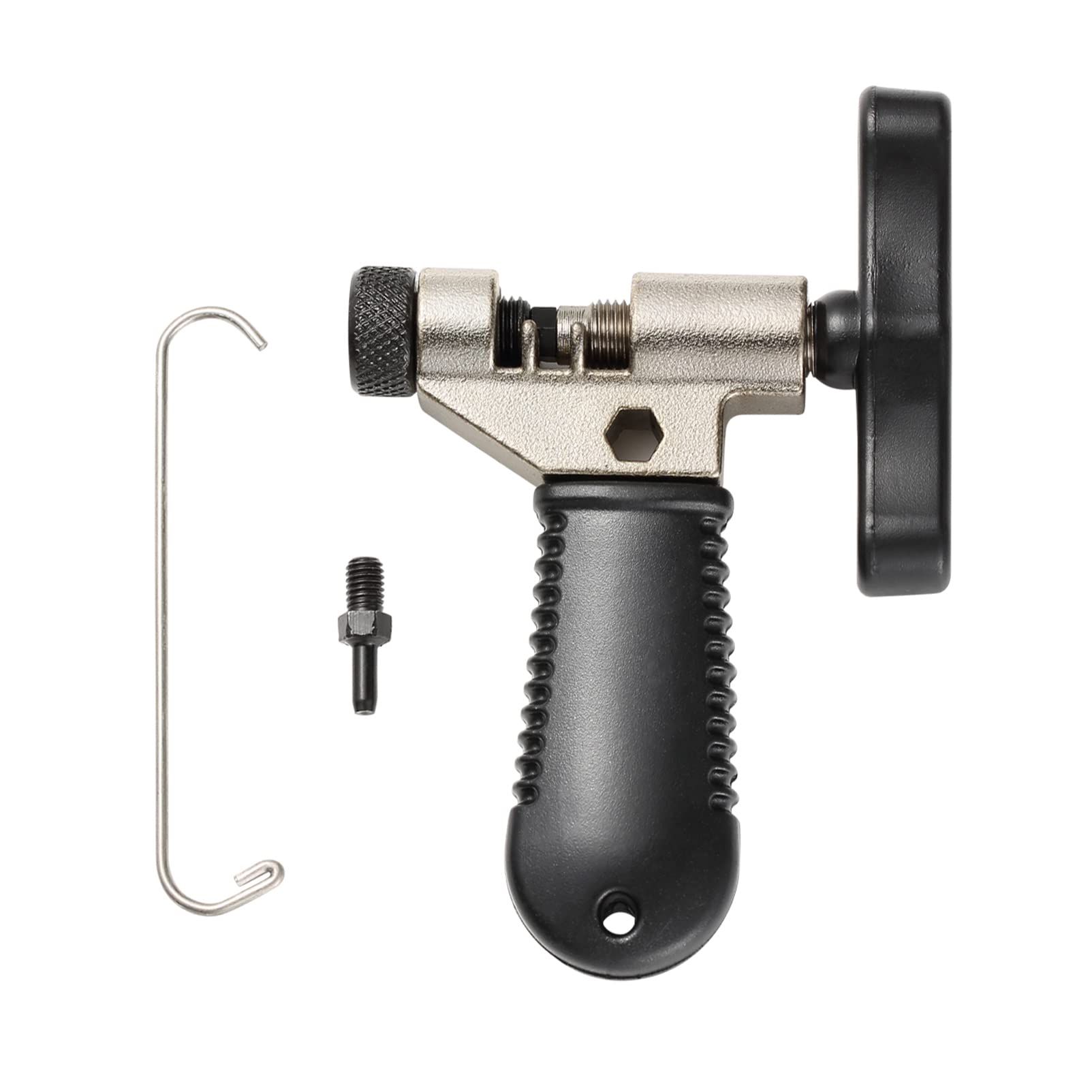 Bynccea Bicycle Chain Tool Set for 6 7 8 9 10 Speed Chain Repair Road Bike and Mountain Bike Repair Tool, Double Axis Chain Cutter with Hook for Removing Bicycle Chains, Stainless Steel