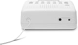 Roberts ORTUSFM FM Digital Clock Radio with Dual Alarms Large LCD White view 5