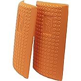 TSE Safety TSE-PPKS TSE-PRO Heavy Duty Padding Pocket Knee Savers with Extra Thick Foam Cushion, Soft Inner Liner, Adjustable One Size, Hi-Viz Orange