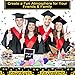 Tifeson 3PCS 2023 Graduation Tablecloths Plastic - Congrats Grad Thick Disposable Plastic Table Covers - Graduation Decorations 2023, Grad 2023 Party Supplies Black and Gold (54