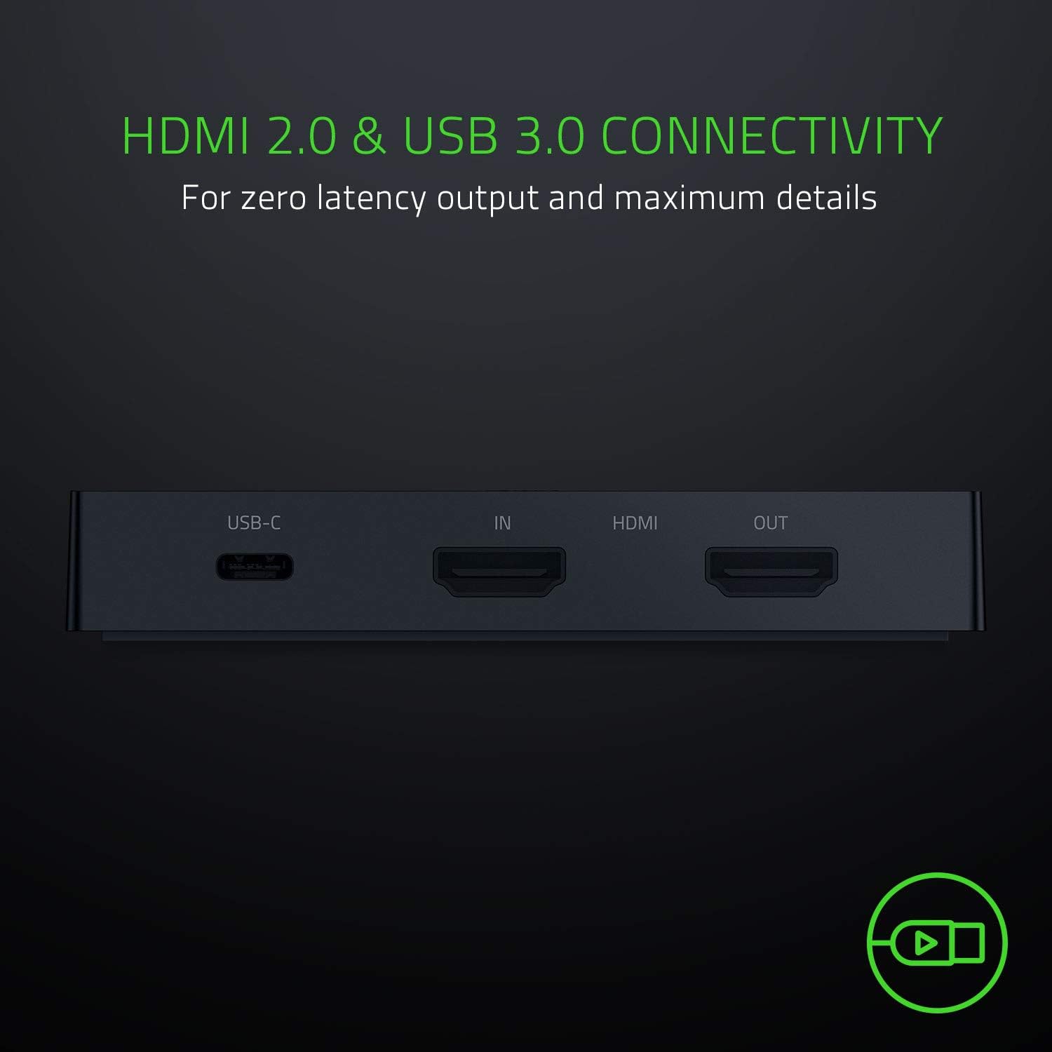 Razer Ripsaw HD Game Streaming Capture Card: 4K Passthrough - 1080P FHD 60 FPS Recording - Compatible W/PC, PS4, Xbox One, Nintendo Switch: Computers & Accessories
