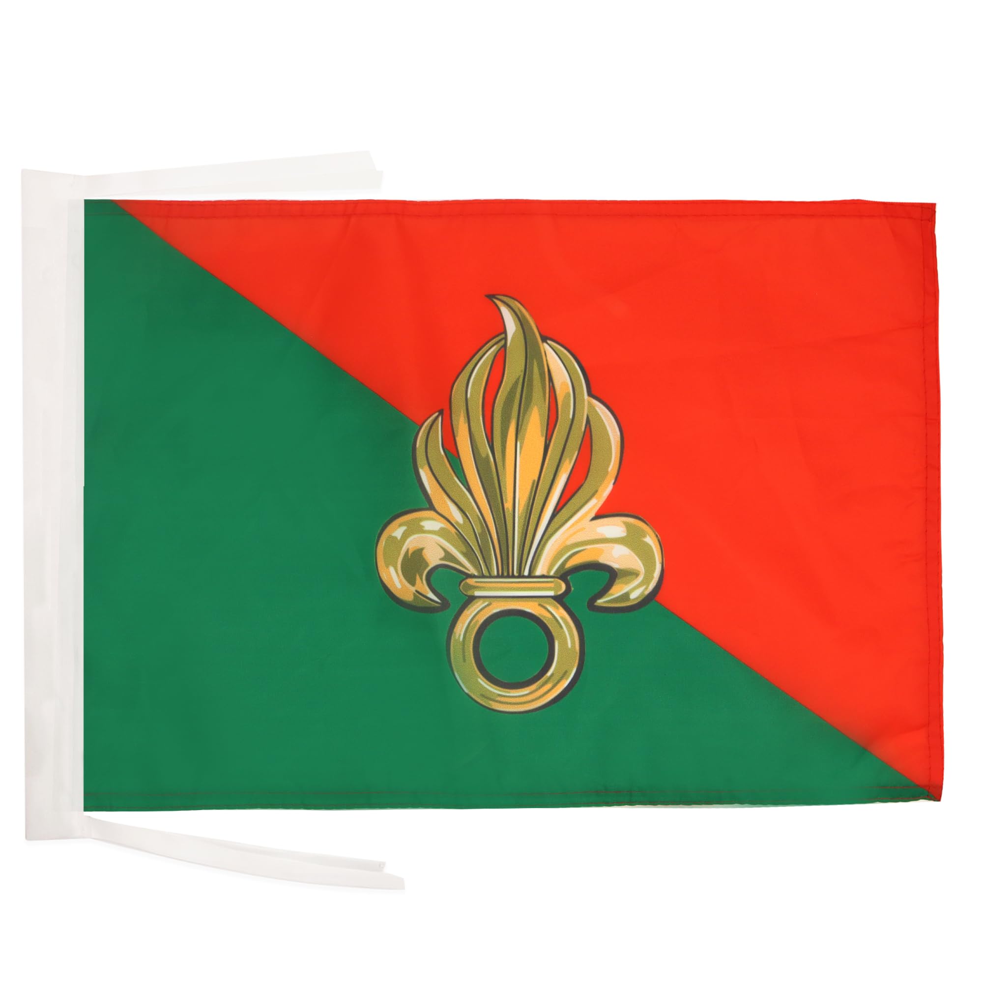 AZ FLAG - French Foreign Legion Flag - 18'' x 12'' - 100% Polyester Army of France Small Banner with Two Cords - Fade Resistant - Vivid Colors - 18x12 in - 45x30 Cm โ image 1