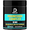 Magnesium Bisglycinate, Citrate & Oxide - 150 Capsules - 100mg Elemental Triple Magnesium Complex Supplement - Support for Energy Production, Muscle, Brain & Immune Health