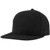 Billest Gresham Flat‑Bill 5‑Panel Snapback Hat – Adjustable Cap for Men & Women | Water‑Repellent Performance Fabric