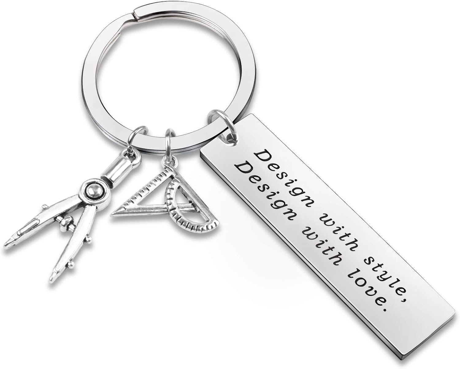 LLsuy Architect Gifts Architecture School Keychain Engineer Gift Architect Keychain Architecture
