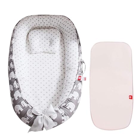 Buy Volwco Baby Nest Small Pillow Mat Baby Lounger Infant