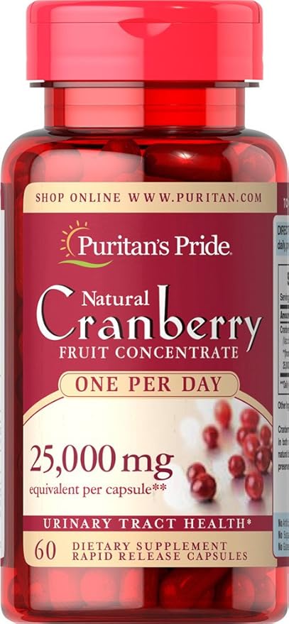 Amazon ピューリタンズプライド Puritan S Pride クランベリー500mg ワン ア デイ カプセル Puritans Pride クランベリー