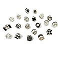MOOZON 20 Pcs Women Shirt Brooch Buttons, Cover Up Buttons Pin for Women Clothing Supplies Gifts