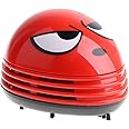 Cute Portable Cartoon Mini Desktop Vacuum Desk Dust Cleaner (Red)