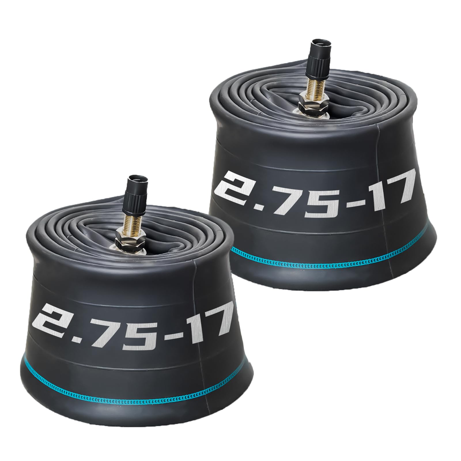 Photo 1 of (2-Pack) 70/100-17 Dirt Bike Inner Tube 2.50/2.75-17 Tube