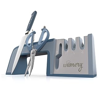 Wamery Knife and Scissor Sharpeners 4-Stage