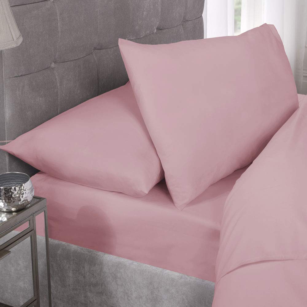 Emma Barclay 180 Thread Count Percale Pillowcase (Pair) in Pink - Pillowcase Pair