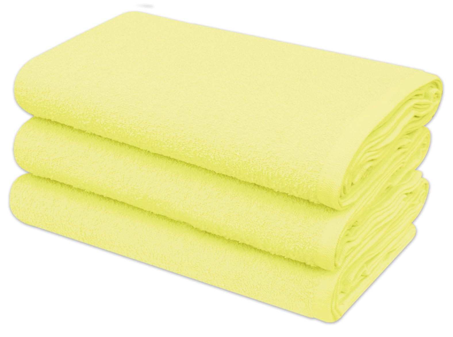 Pack of 12 DARLING Premium Quality Soft Baby Terry Towelling Nappies 100% Cotton (Yellow)