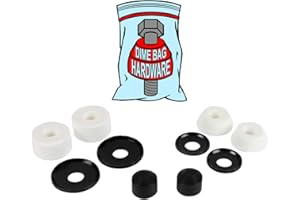 Dime Bag Hardware Skateboard Truck Rebuild Kit Bushings Washers Pivot Cups for 2 Trucks