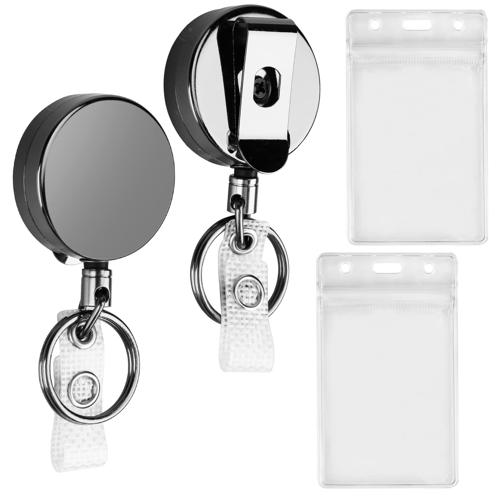 Generies ARUP Retractable and Easy to Pull Key Chain, Acrylic