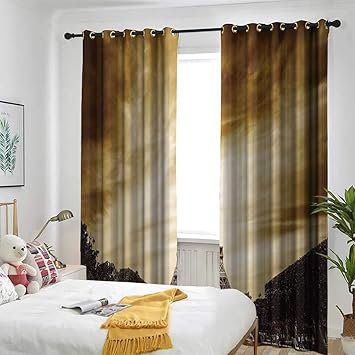 Amazon Com Paris Eiffel Tower Decor Grommet Curtain Antique