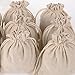 Mudder 20 Pack Muslin Bags Drawstring Muslin Bag for Wedding Party Favor and DIY Craft, 4.7 by 3.5 Inch