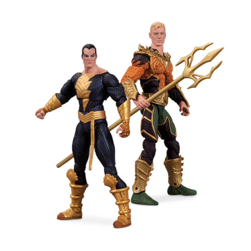 DC Collectibles Injustice Aquaman vs. Black Adam Action Figure, 2-Pack