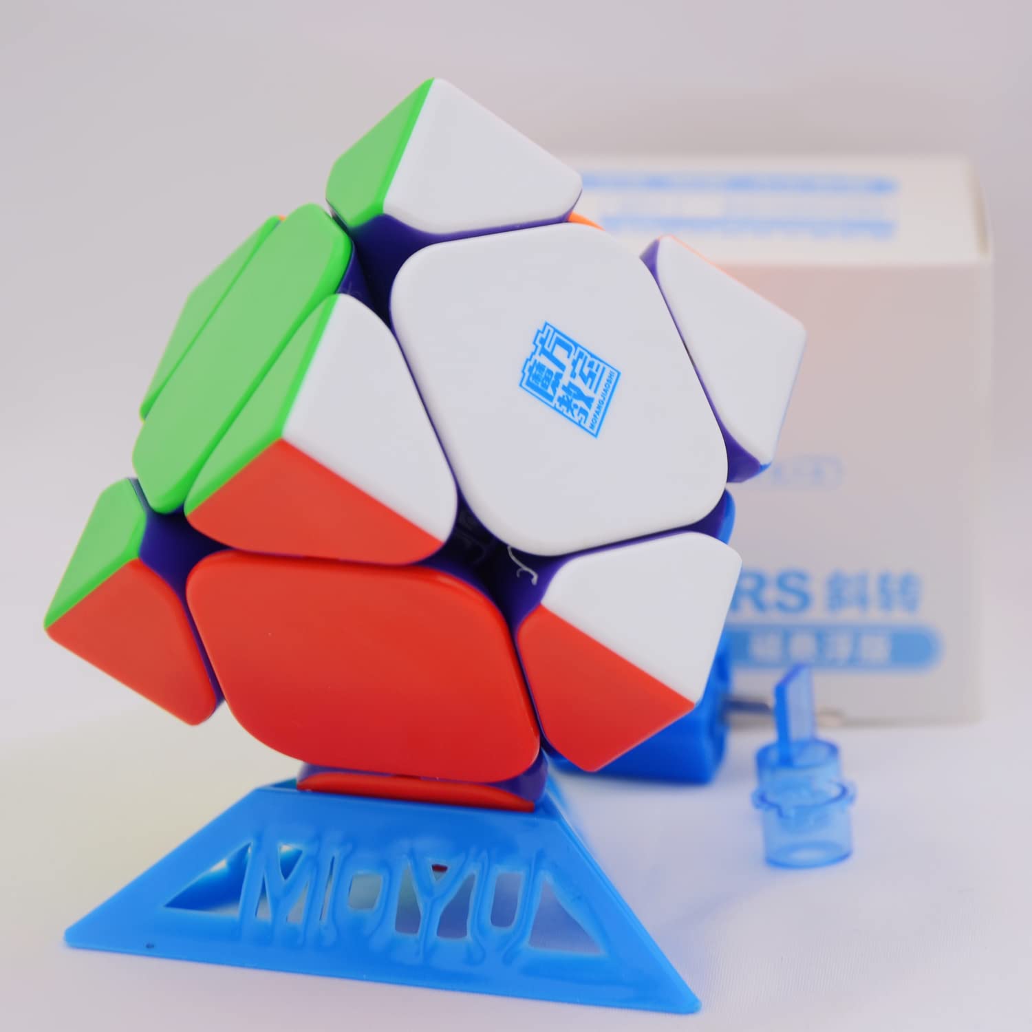 Bukefuno MoYu RS Skewb Maglev Cube Speed Puzzle MFJS Medium Maglev Magnetic Skewb M Stickerless 2022 Cube