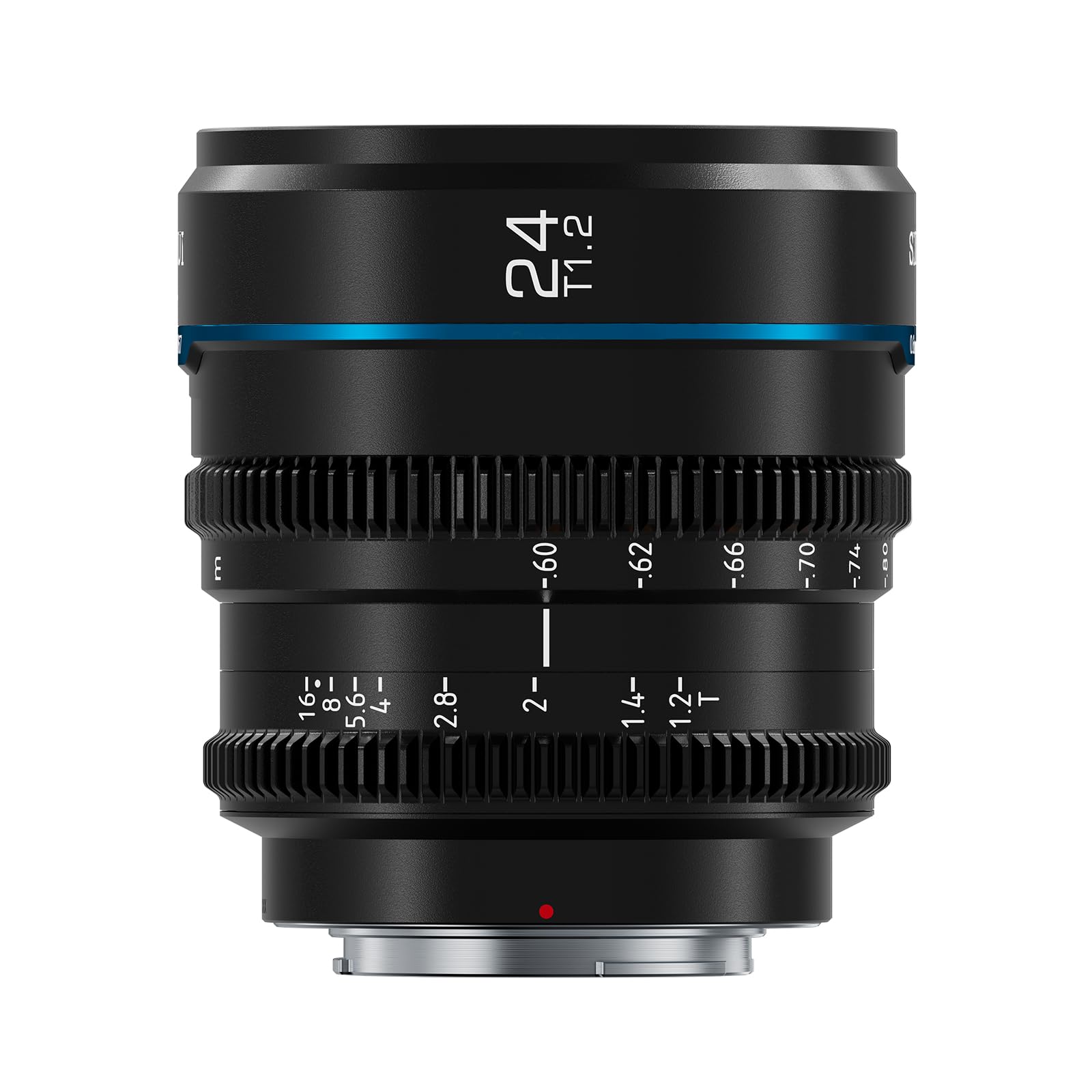 SIRUI Night Walker 24mm Manual Focus Cine Lens, T1.2 Large Aperture S35 Frame Prime Lens for L Mount Cameras, For Sigma FP, S5/S5II/S5IIX, DC-BGH1 (MS24L-B, L Mount, Black)