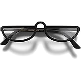 LONDON MOLE® Brainy reading glasses | Cool half moon shaped readers | Unisex | Spring hinges