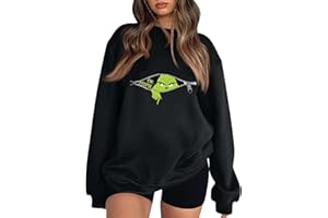 ZXCTKA Christmas Sweatshirts for Women Cute Christmas Graphic Long Sleeve Shirt Xmas Holiday Party Pullover Sweater Tops