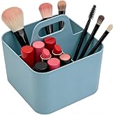 Reflygen Stackable Portable Handheld Organiser,Multi-Purpose Desktop Divider Organiser Basket For Crafts Or School Supplies Desk,Office,Stationery Pencil Holder,Dorm Room (Small Size-Blue)