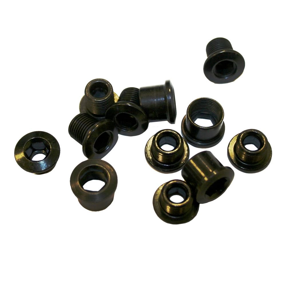 Truvativ 11.6915.016.000 4 Arm Steel Chain Ring Bolt Kit for Chain Set, Black