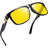 Joopin Oversized Square Sunglasses Men Women UV400 Protection | Bold, Chunky, TAC Lens, One-piece Nose Pads, Driving, Fishing, Camping, Hiking, Vacation