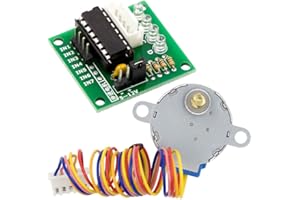 ST SHILLEHTEK ShillehTek 5V 4-Phase Stepper Motor with ULN2003 Driver Board for Arduino PI PIC Raspberry Pi ESP32 DIY (1pc)
