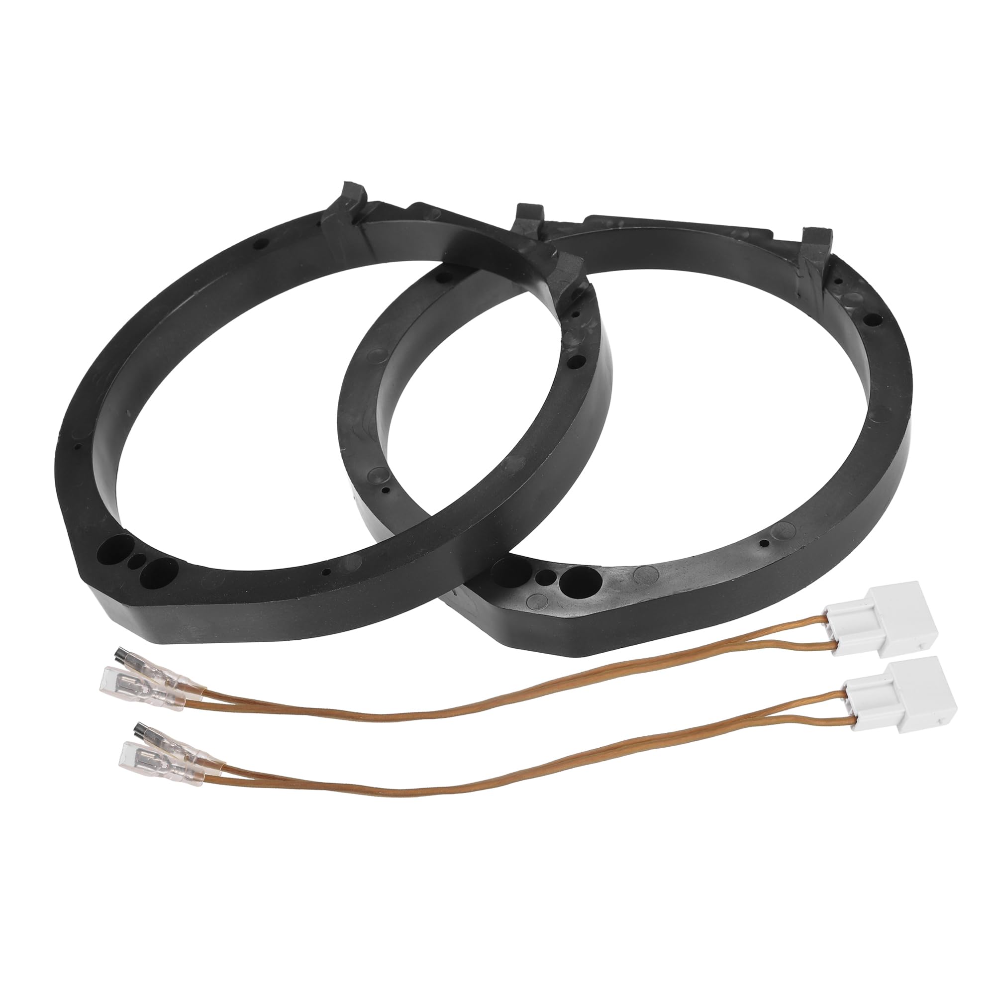 A ABSOPRO Car Speaker Spacer Rings for Honda for Acura Plastic Black