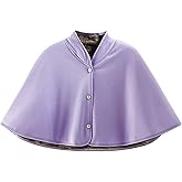 IPENNY Half Cape Shawl Fleece Cape Short Old People Shoulder Soft Neck Heat Wrap Protective Shawl Shoulder Warming Pad
