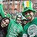 OULII Green Mustache Beard Self Adhesive Fake Mustache Costume St. Patrick's Day Accessories for Party Supplies 48 PCS
