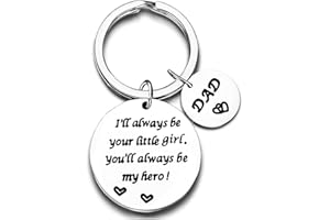 Nimteve Dad Gifts From Son Daughter Dad Keychain Father Keyring Key Tags For Daddy Papa Men Jewelry For Father's Day Birthday