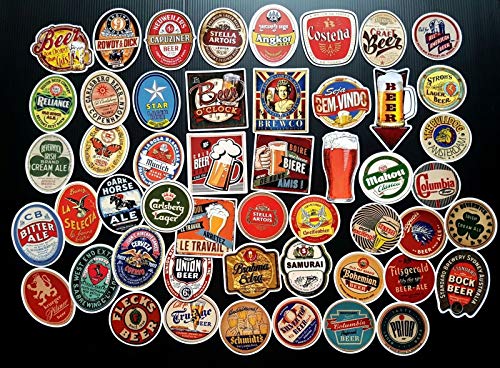 50 Pcs. Beer Sticker Bomb Bicycle Laptop Luggage Stickers Bomb Graffiti Laptop Luggage Decals Sticker Collection