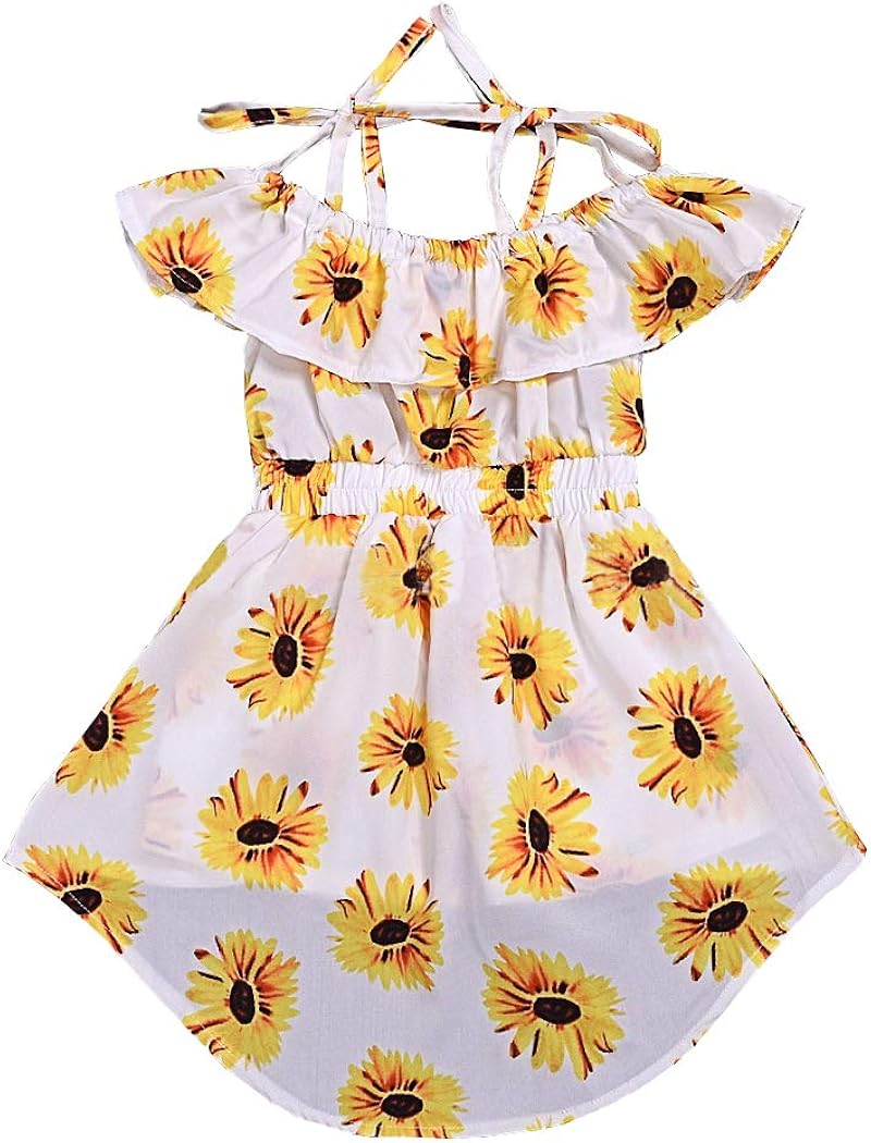 girls sunflower romper