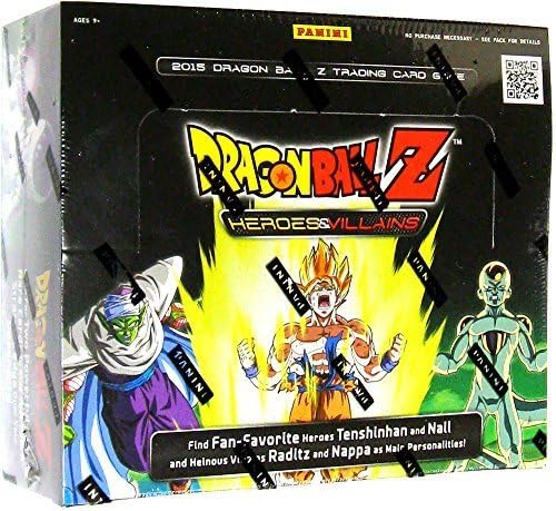 Dragon Ball Z Collectible Card Game Heroes & Villains Booster Box Model: