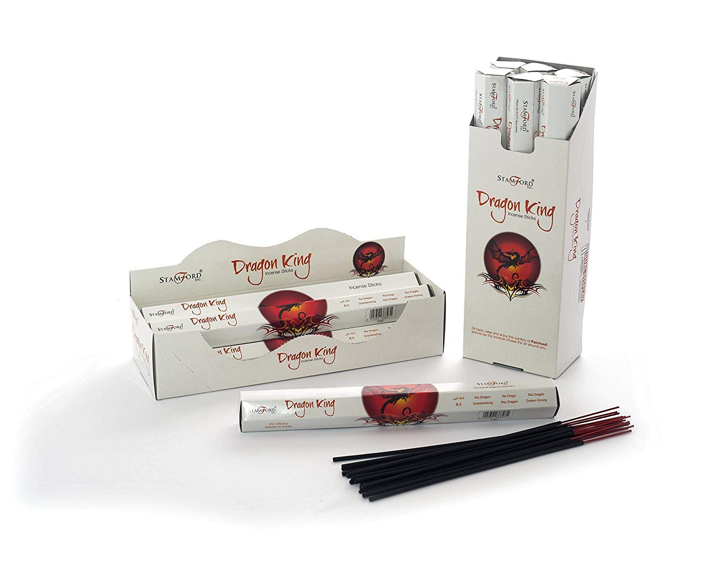 STAMFORD INC. 37827 Dragon King Incense Sticks, 20 Sticks x 6 Packs,24x6x8 cm โ image 1