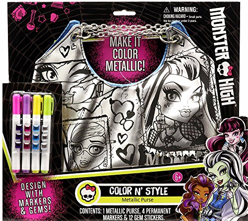Tara toy monster high color n style fashion tote activi…
