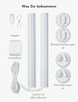 Govee RGBIC TV Light Bars 38cm WiFi Backlight for 45-70 inch TVs Alexa Google view 8