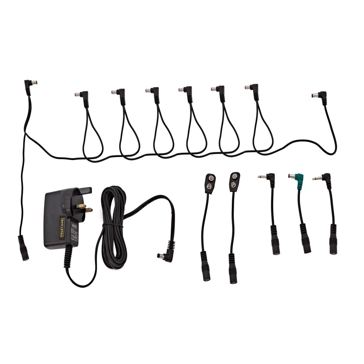 Truetone NW1CP2-B - 1 Spot Series - 9v pedal power supply combo pack