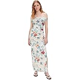 WAYF Women's Marina Ruched Midi Dress