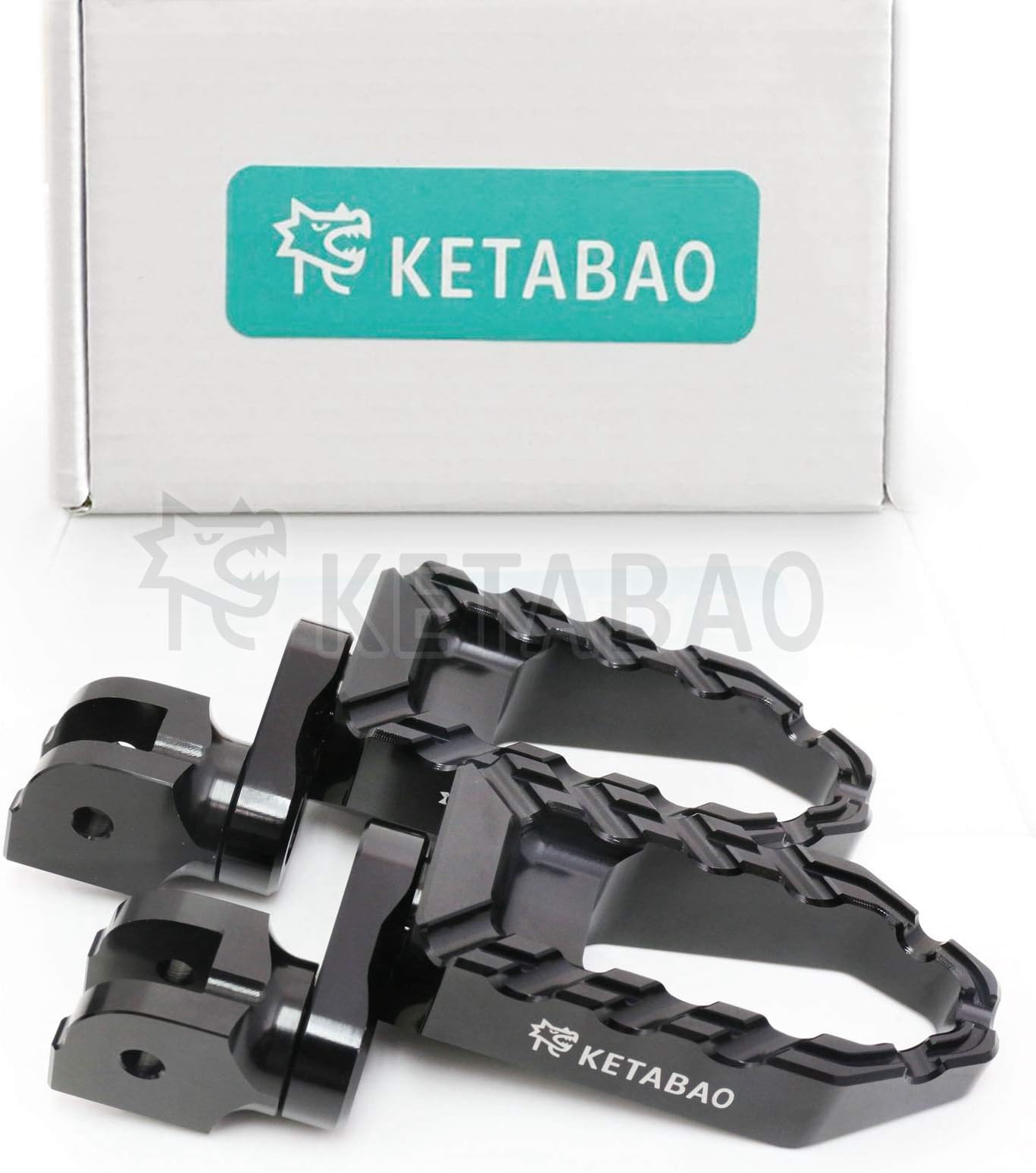 KETABAO Black 25mm Adjustable Highway BUZZ Front Foot Pegs For Ducati Carbon/Diavel 11-17