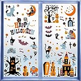 CCINEE Halloween Window Stickers，10 Sheets